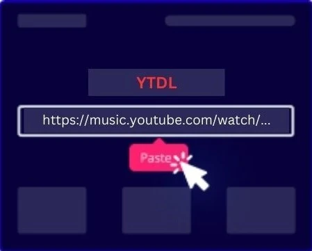 paste youtube music album link
